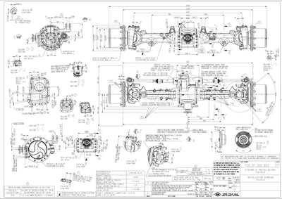Dana Spicer 750/653 Front Axle Parts Catalog for Claas Tractor – sample page 1