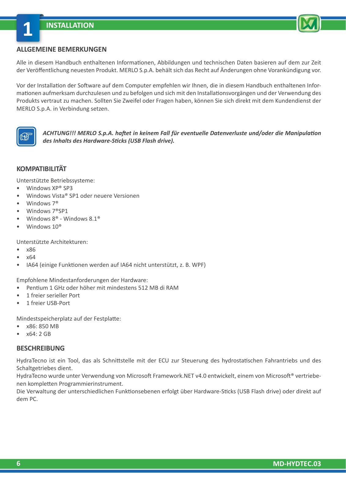 Merlo Panoramic P120.10, P101.10, P65.14, P50.18, P45.18 K, HM, Modular Service Manual Set (German) – sample page 5
