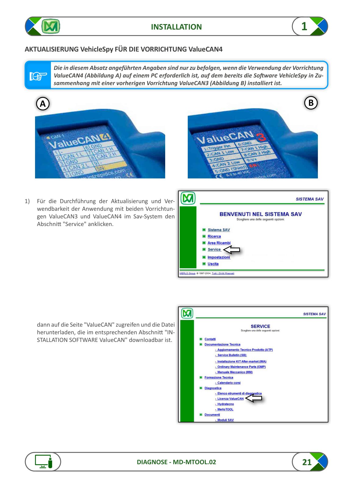 Merlo Roto Modular R40.16, R40.18, R50.21-R50.35, R70.24 Service Manual Set (German) – sample page 1