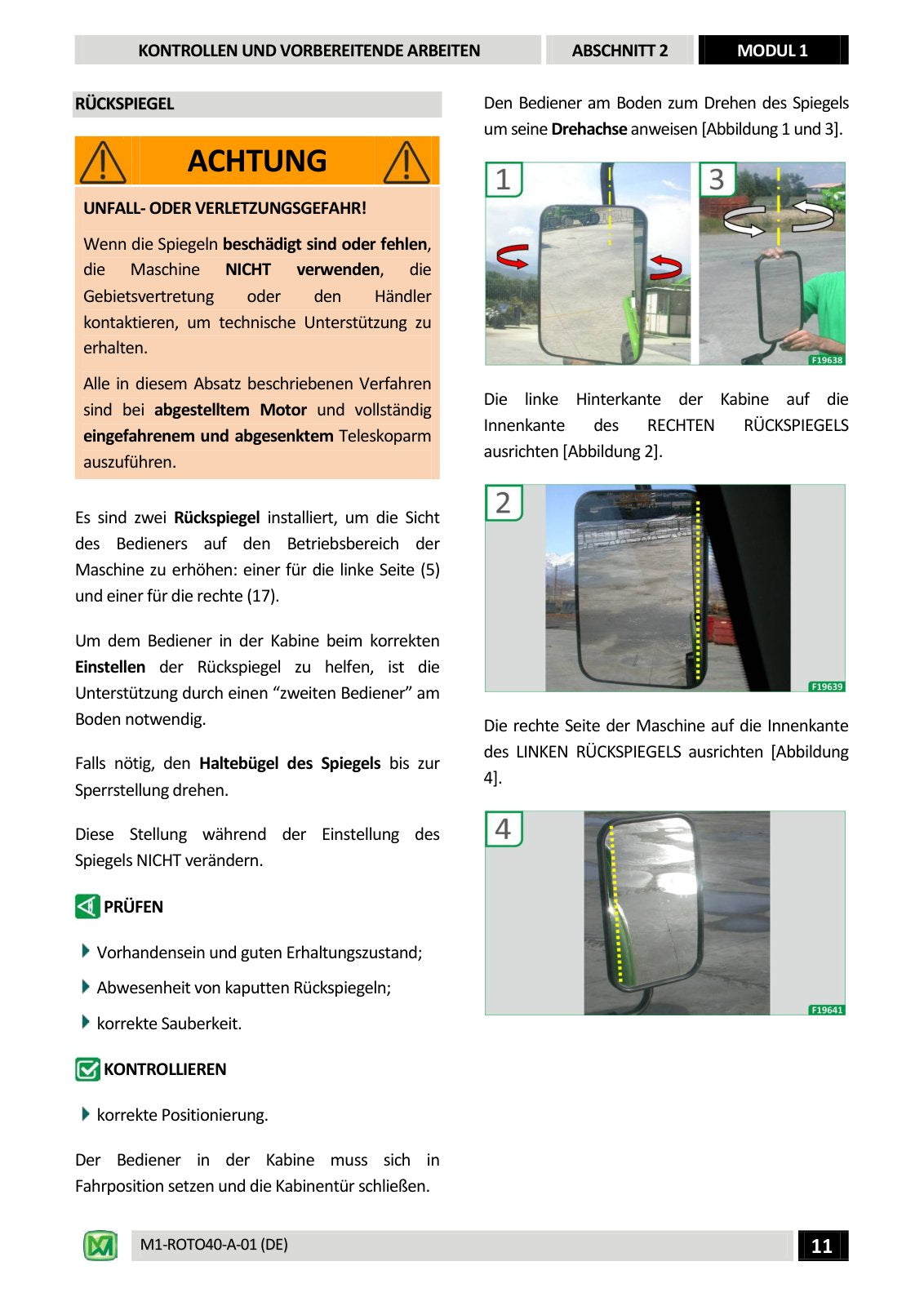 Merlo Roto Modular R40.16, R40.18, R50.21-R50.35, R70.24 Service Manual Set (German) – sample page 2