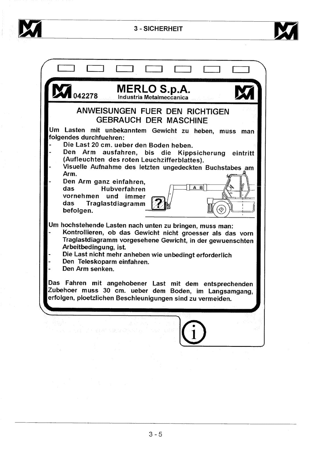 Merlo Roto EV R30.13, R30.16 Service Manual Set (from S/N 815441, German) – sample page 1