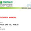 Merlo Turbofarmer Modular TF42.7 - 140, 156 and TF38.10 Service Manual, Mechanic Manual, Maintenance Manual English version [PDF]