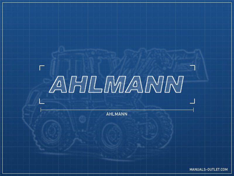 Ahlmann service manuals and parts catalogs