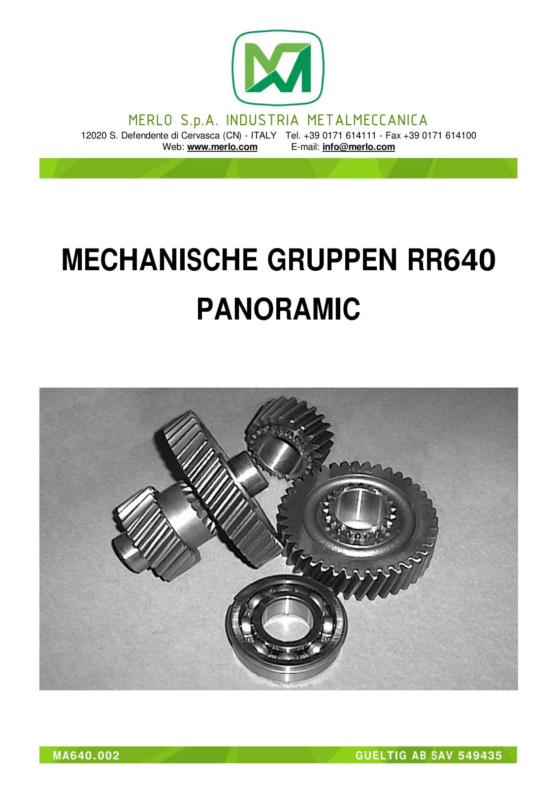 Merlo Turbofarmer P34.7, P38.10 Plus, Top Service Manual Set with Diagrams (German) – cover