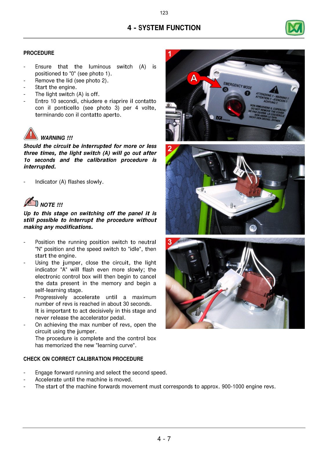 Merlo P38.13 Plus Overhaul & Diagnostic Manual with Electrical Schematic (up to S/N C309320) – sample page 5