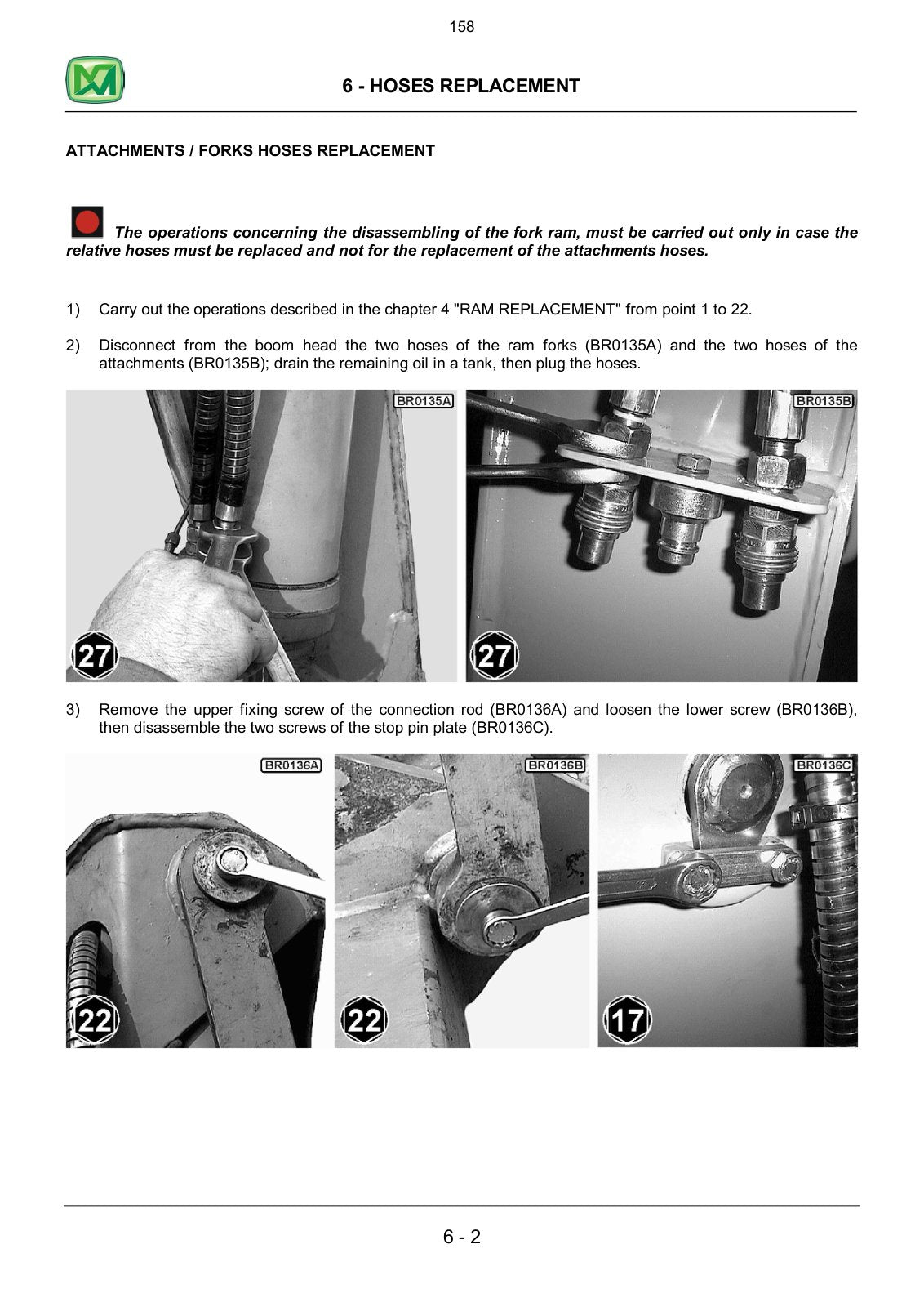 Merlo P40.17 EE Overhaul & Diagnostic Manual with Electrical Schematic – sample page 3