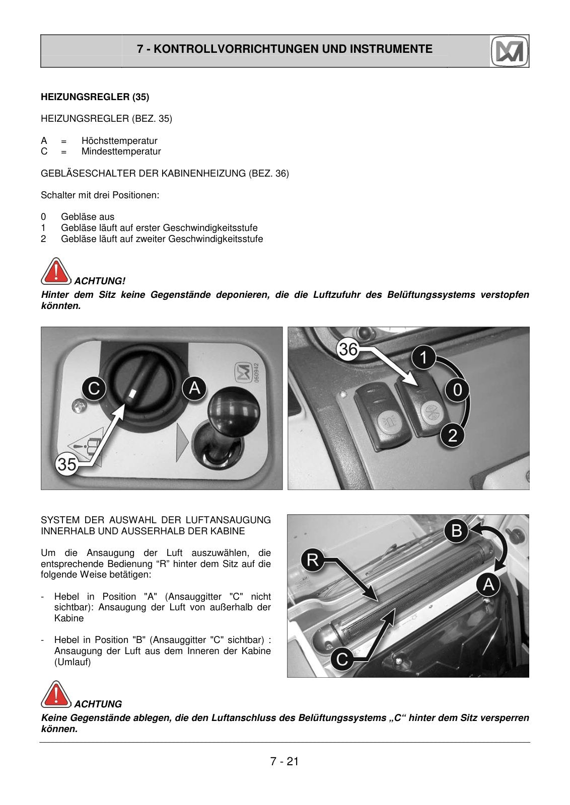 Merlo Panoramic P60.10, P72.10 IMS Service Manual Set with Diagrams (German) – sample page 5