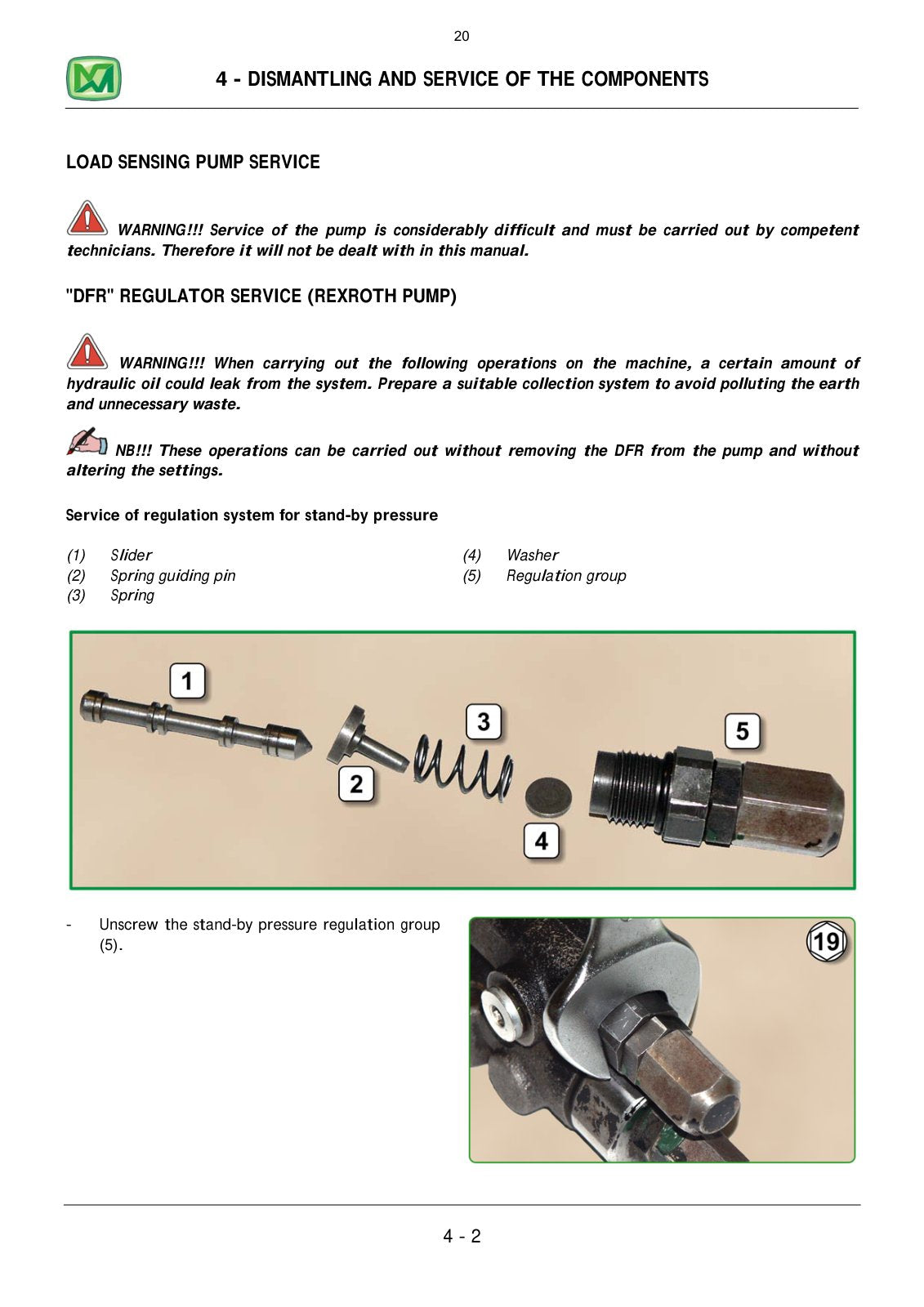 Merlo Roto 38.14, 38.16 IMS 400° Overhaul & Diagnostic Manual (up to S/N C037141) – sample page 2