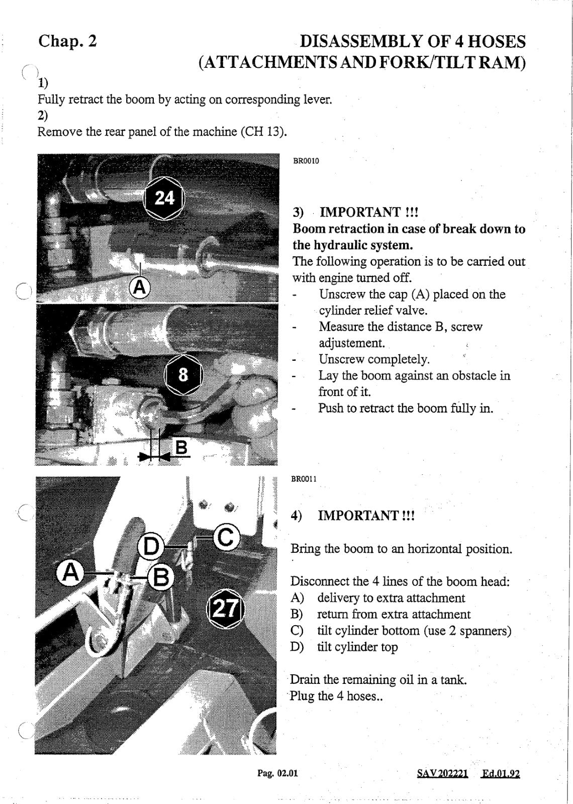 Merlo Panoramic XS Driveline, Hydraulic & Electrical Manual (P25.9-P60.10 XS) – sample page 1