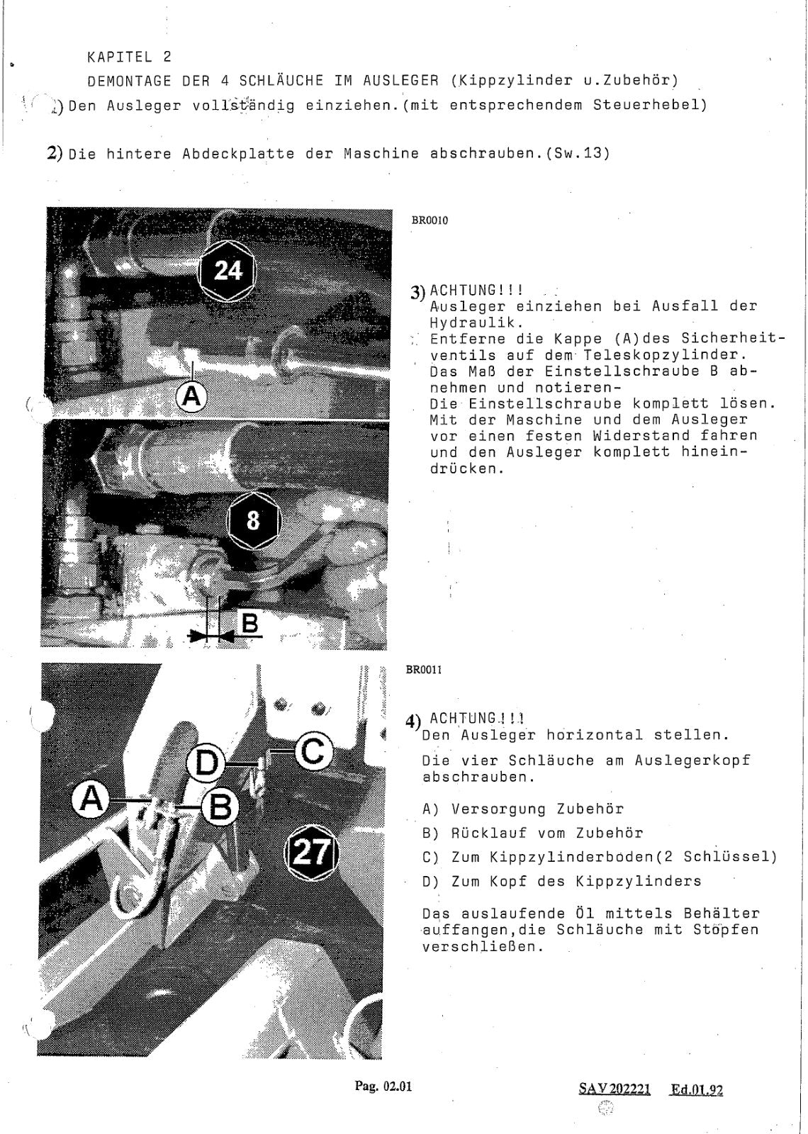 Merlo Panoramic XS Driveline, Hydraulic & Electrical Manual (P25.9-P60.10 XS) – sample page 3