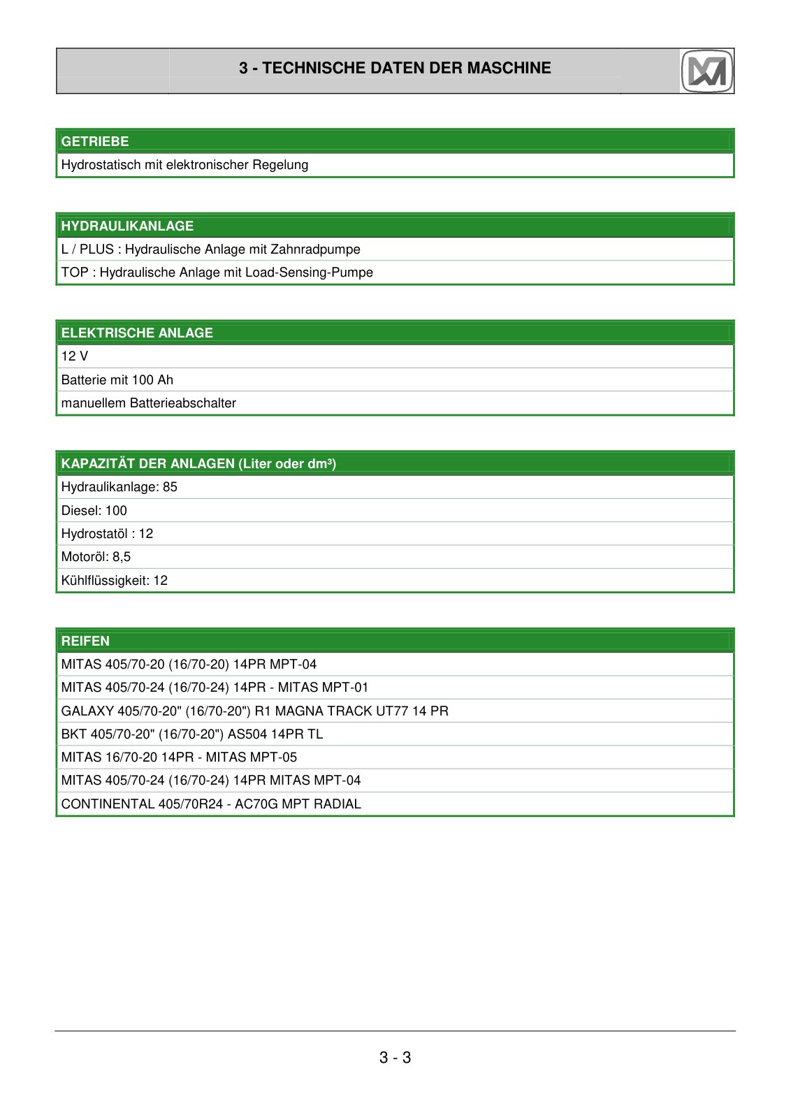Merlo Panoramic P28.8, P32.6 & Multifarmer MF27.8, MF29.7 Service Manual Set with Diagrams (German) – sample page 2