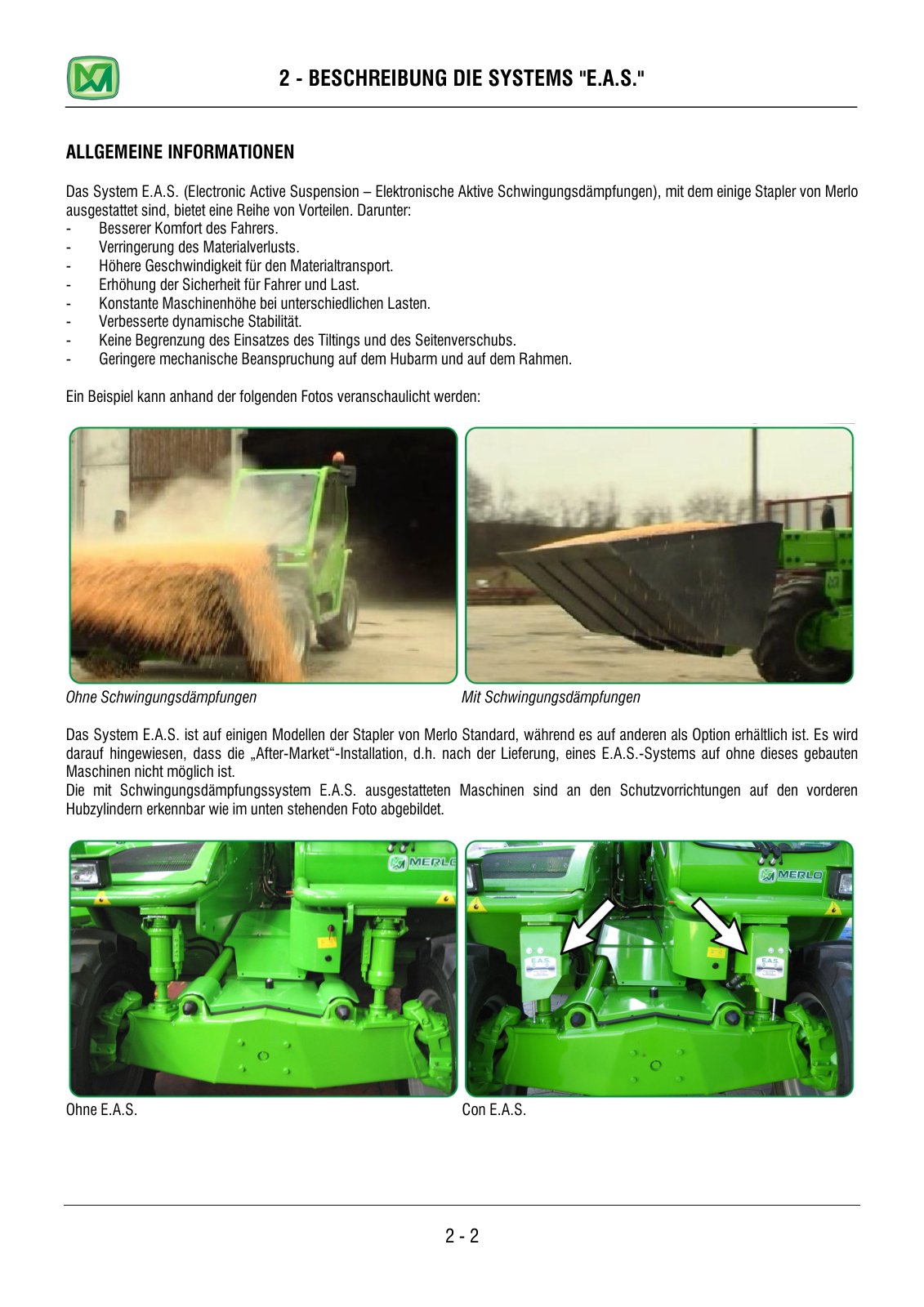 Merlo Panoramic P40.16, P40.17, P40.16K, P40.17K Service Manual Set with Diagrams (German) – sample page 5